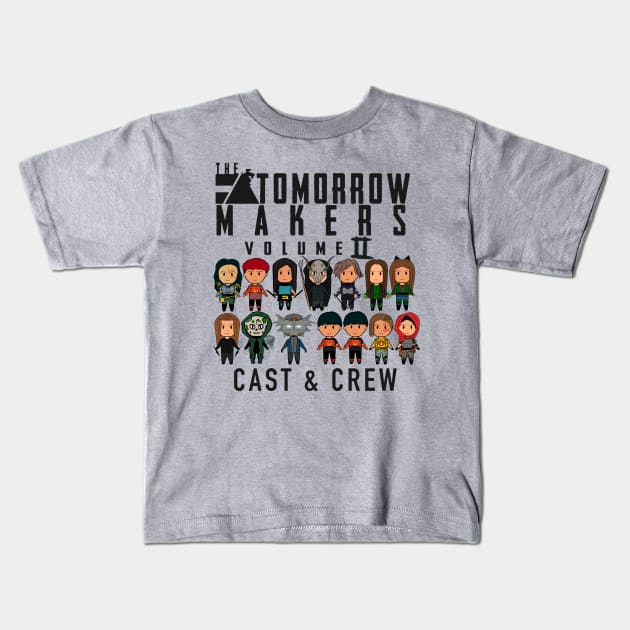 Cast and crew hoodie Kids T-Shirt by Tomorrow Makers 